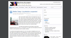 Desktop Screenshot of maritimeaccident.org