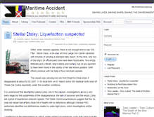 Tablet Screenshot of maritimeaccident.org